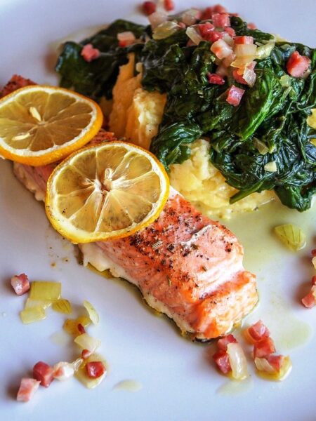 Keto Salmon Steak