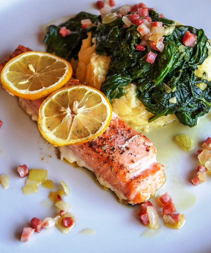 Keto Salmon Steak